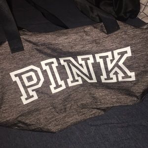 VS pink duffel bag